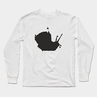 Snail grunge daub Long Sleeve T-Shirt